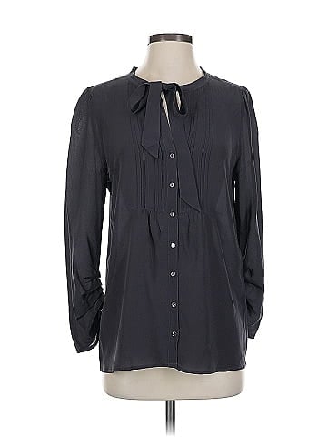 Odille Long Sleeve Silk Top (view 1)
