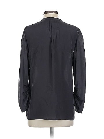 Odille Long Sleeve Silk Top (view 2)