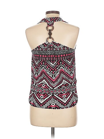Pink Rose Sleeveless Blouse (view 2)