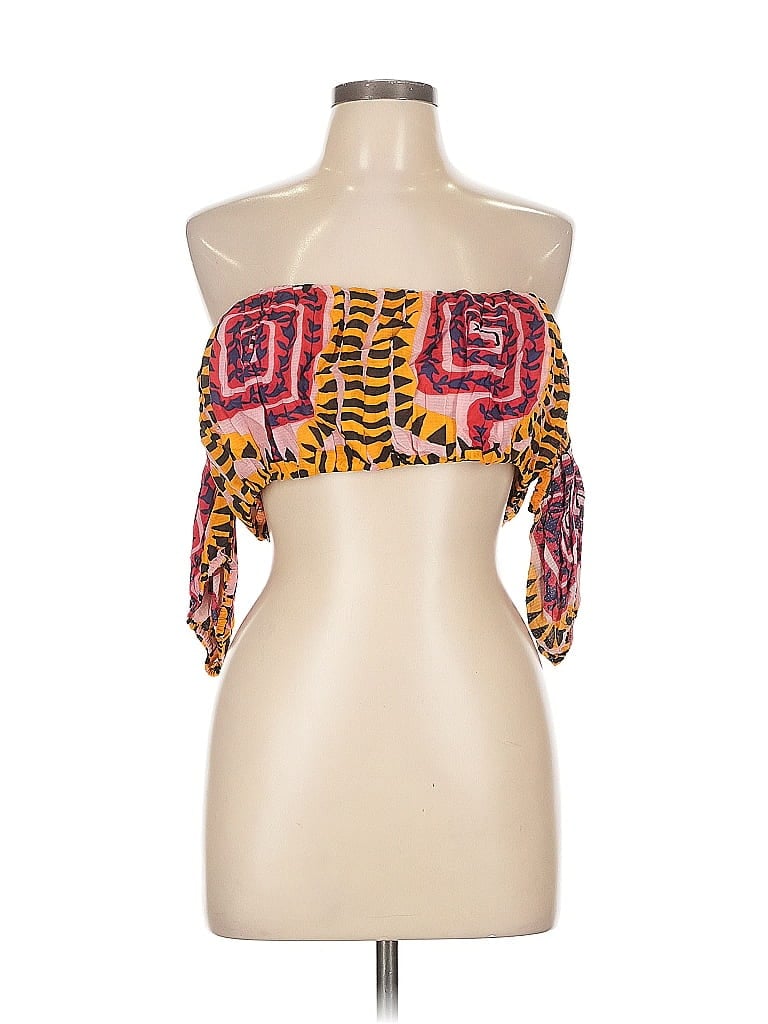 Assorted Brands Short Sleeve Blouse In Multi
