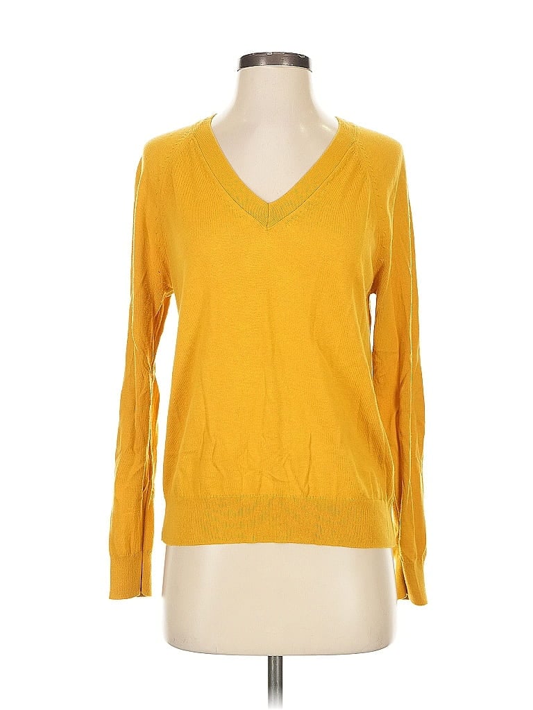 Pre-owned Banana Republic Factory Store Pullover Sweater In Yellow