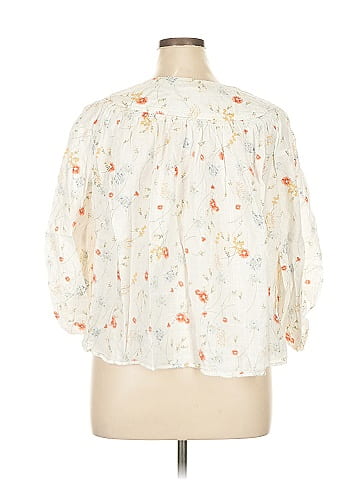 a.n.a. A New Approach 3/4 Sleeve Blouse (view 2)