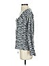Paige 100% Cotton Gray White Pullover Sweater Size S - photo 5