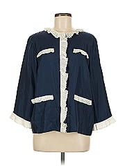 J.Crew Collection 3/4 Sleeve Silk Top