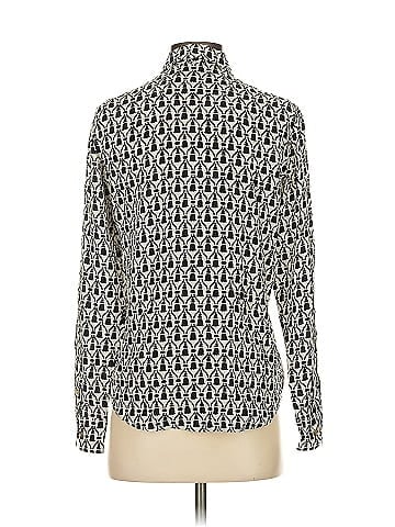 C. Wonder Long Sleeve Silk Top (view 2)