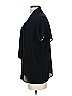 Pleione 100% Polyester Black Short Sleeve Blouse Size XS - photo 5