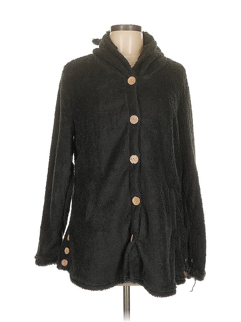 Pre-owned Unbranded Coat In Black