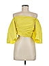 Tanya Taylor Yellow 3/4 Sleeve Blouse Size 6 - photo 1