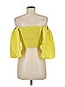 Tanya Taylor Yellow 3/4 Sleeve Blouse Size 6 - photo 2