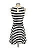 Ella Moss Stripes Ivory Cocktail Dress Size S - photo 2