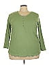 Woman Within Green Pullover Sweater Size 22 - photo 1