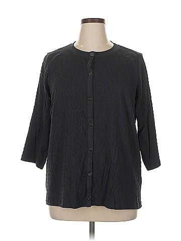 Isaac Mizrahi LIVE! 3/4 Sleeve Button-Down Shirt (view 1)