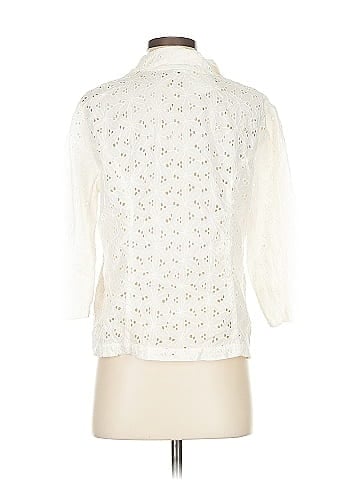 BFA Classics White Cotton Broderie Anglaise Blouse (view 2)
