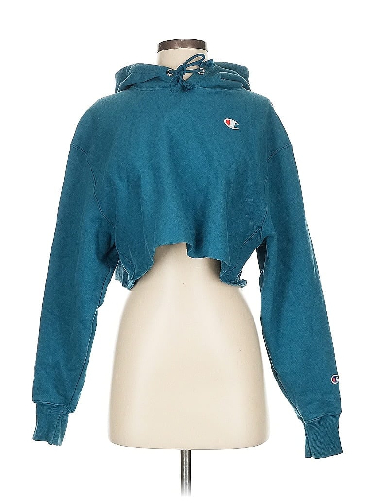Pre-owned Champion Sweatshirt In Blue