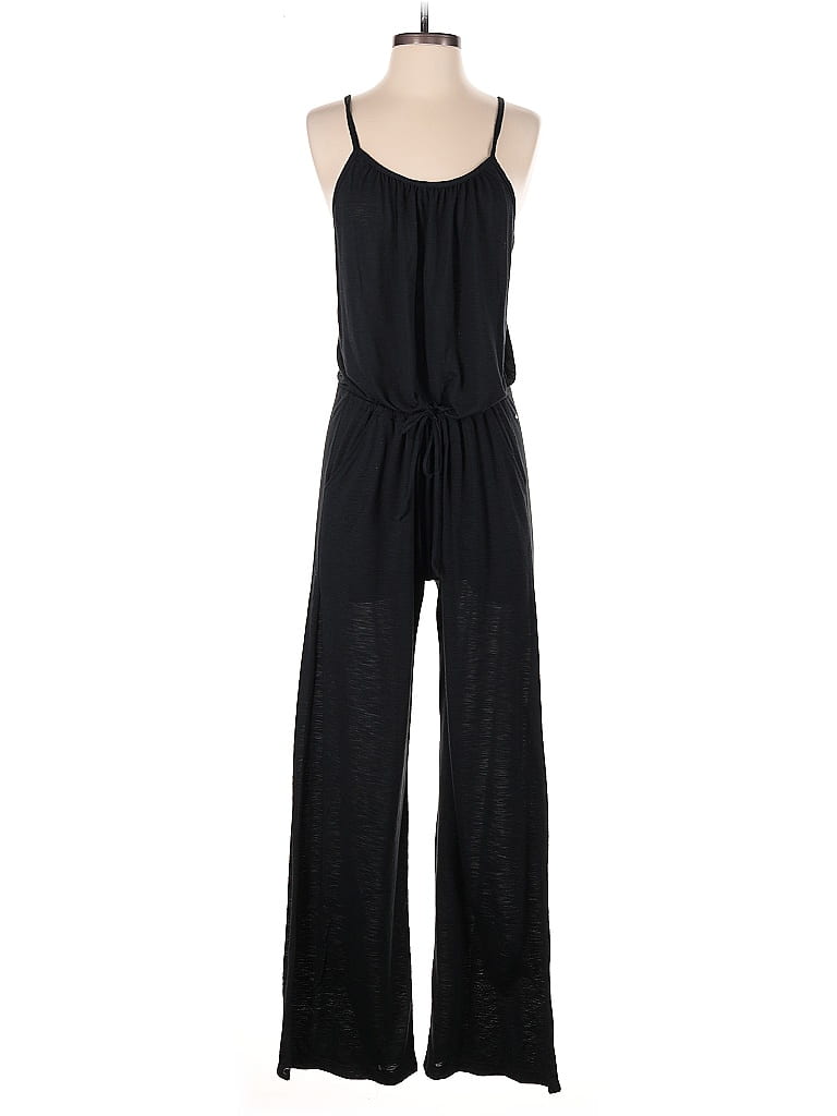 Becca Solid Black Jumpsuit Size S - photo 1
