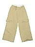 Zara Kids 100% Cotton Yellow Cargo Pants Size 8 - photo 1
