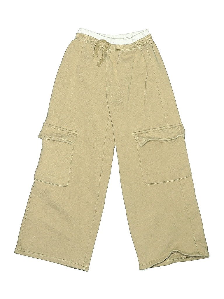 Zara Kids 100% Cotton Yellow Cargo Pants Size 8 - photo 1