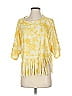 Peach Love Cream California Yellow 3/4 Sleeve T-Shirt Size S - photo 1