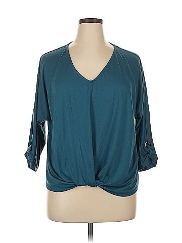 Perseption Concept 3/4 Sleeve Top (view 1)