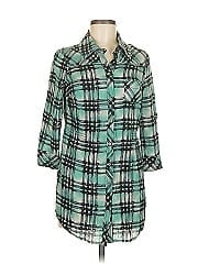 Guess Jeans 3/4 Sleeve Button Down Shirt