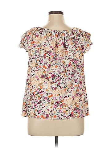 White Birch Short Sleeve Blouse (view 2)