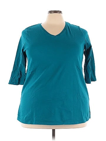 Woman Within 3/4 Sleeve T-Shirt (view 1)