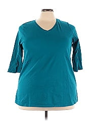 Woman Within 3/4 Sleeve T Shirt