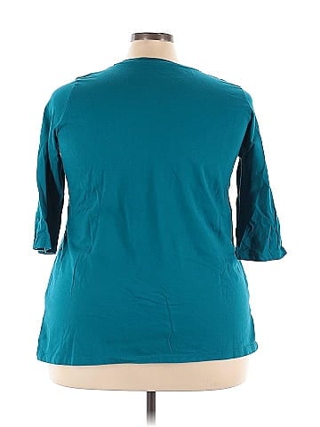Woman Within 3/4 Sleeve T-Shirt (view 2)