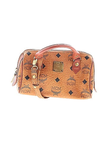 MCM Vintage Mini Visetos Satchel (view 1)