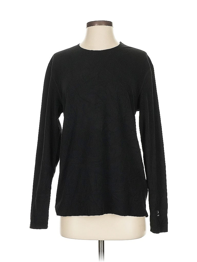 Pre-owned Assorted Brands Long Sleeve T-shirt In Black