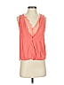 Do & Be 100% Rayon Orange Sleeveless Blouse Size S - photo 1