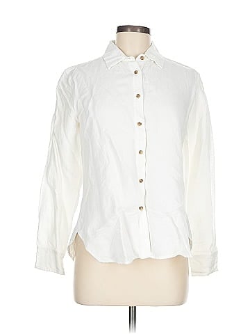 Ann Taylor Long Sleeve Button-Down Shirt (view 1)