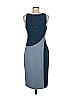 Rachel Roy 100% Polyester Color Block Blue Teal Casual Dress Size 6 - photo 2