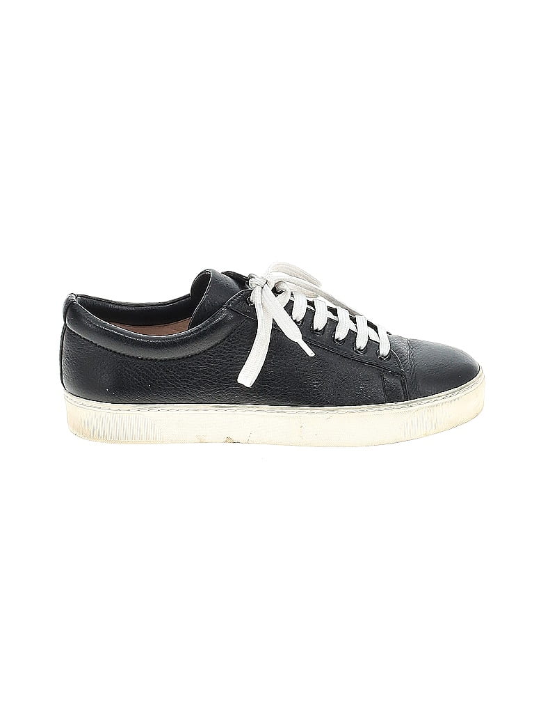Stuart Weitzman 100% Leather Black Sneakers Size 8 1/2 - photo 1