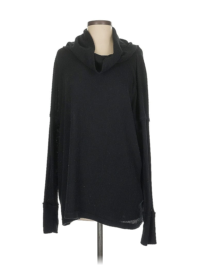 Pre-owned We The Free Pullover Sweater In Black