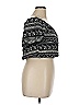 H&M Loves Coachella 100% Viscose Black Short Sleeve Top Size 14 - photo 3