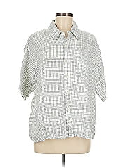 Flax Short Sleeve Button Down Shirt
