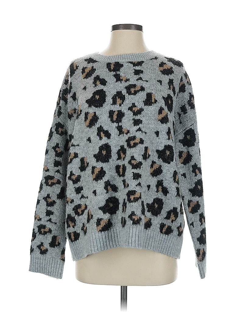 Pre-owned Hem & Thread Pullover Sweater In Blue