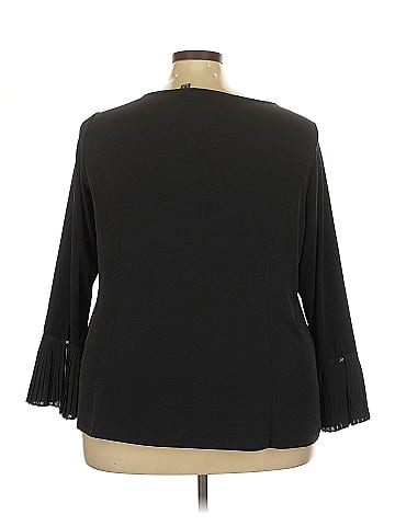 Susan Graver 3/4 Sleeve Blouse (view 2)