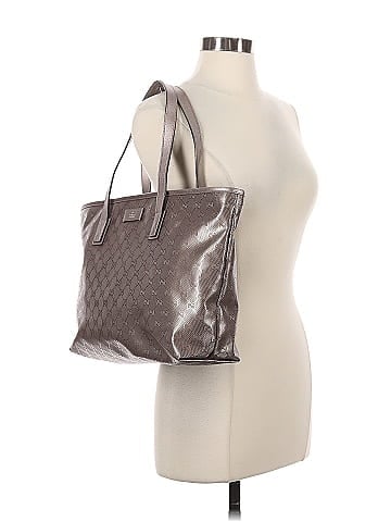 Gucci Imprime Monogram Medium Zippered Shopping Tote Mauve (view 2)