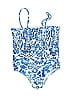 Seafolly Print Blue One Piece Swimsuit Size 6-12 mo (estimated) - photo 1