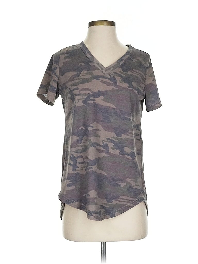 Pre-owned Amaryllis Short Sleeve T-shirt In Gray