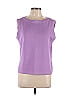 St. John Sport Purple Pullover Sweater Size L - photo 1