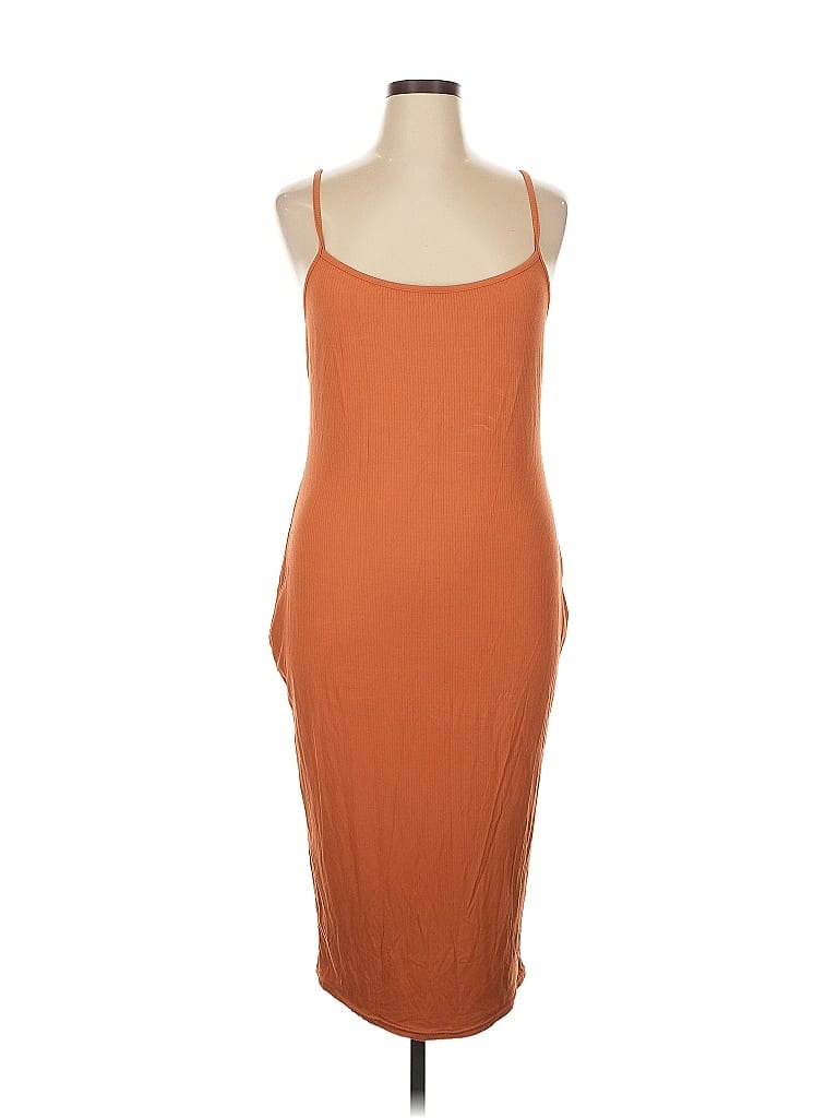 Pre-owned Rebdolls Casual Dress In Orange