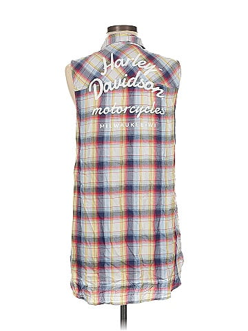 Harley Davidson Sleeveless Button-Down Shirt (view 2)