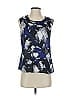 Kasper 100% Polyester Blue Sleeveless Blouse Size S - photo 1