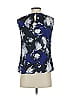 Kasper 100% Polyester Blue Sleeveless Blouse Size S - photo 2