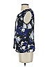 Kasper 100% Polyester Blue Sleeveless Blouse Size S - photo 5