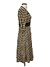Georgiou Studio Houndstooth Brown Tan Cocktail Dress Size S - photo 3