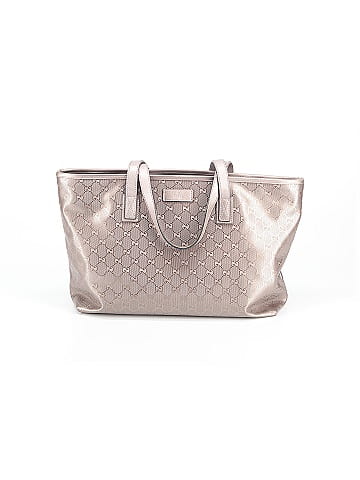 Gucci Imprime Monogram Medium Zippered Shopping Tote Mauve (view 1)